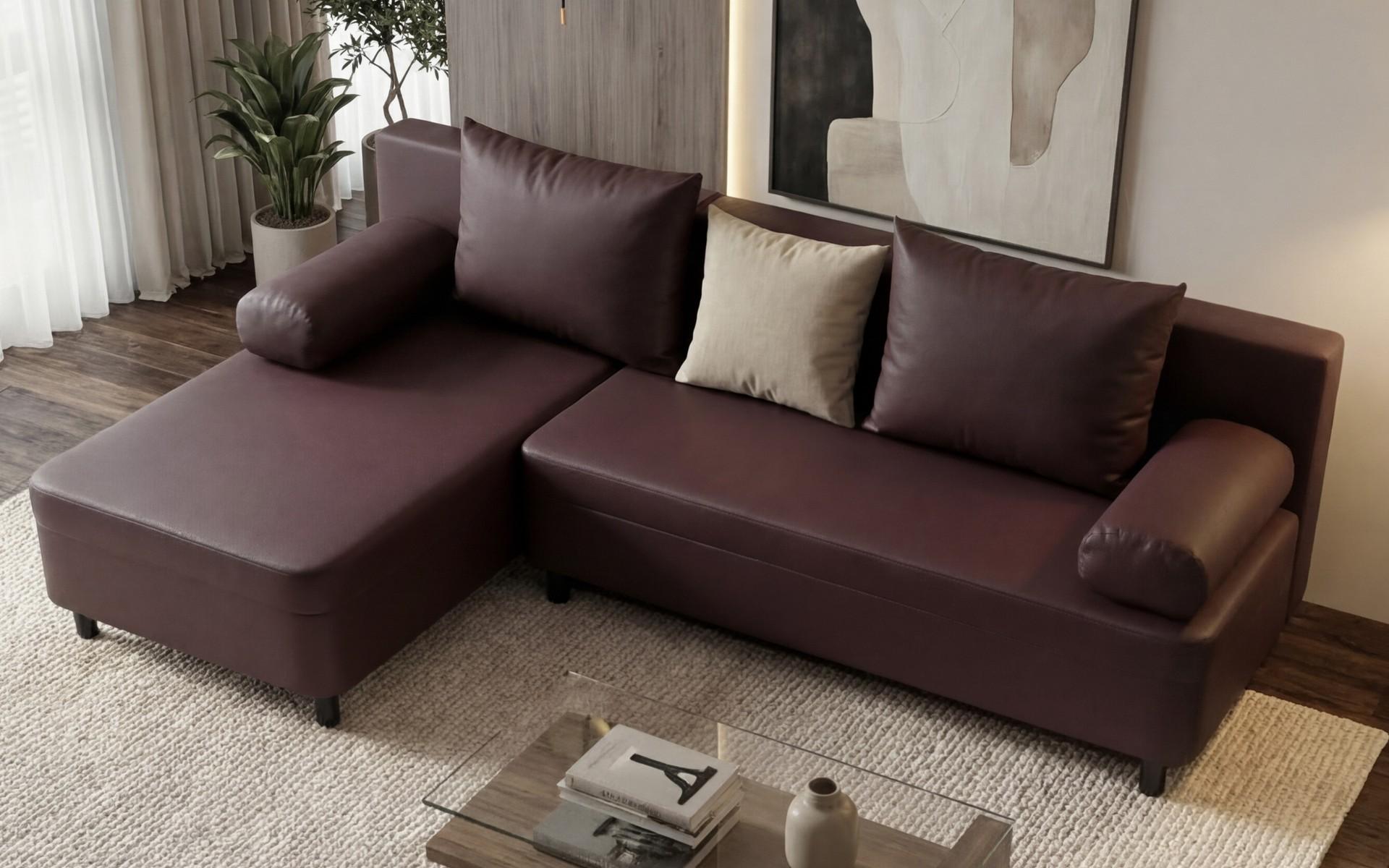 Coltar extensibil Delano, bordo + gri-bej  4